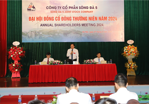 Sông Đà 5 tổ chức thành công Đại Hội Đồng Cổ Đông thường niên năm 2024